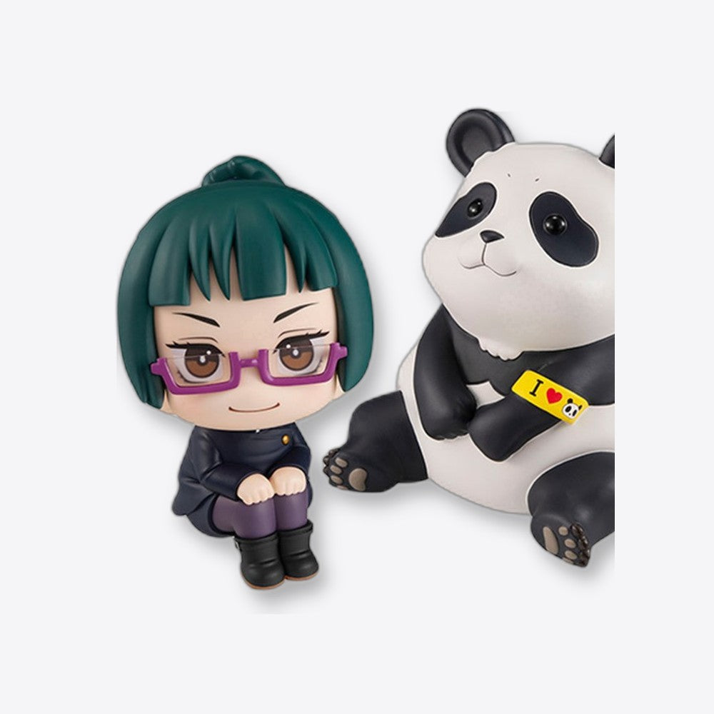 Pack 3 figuras megahouse look up jujutsu kaisen maki toge panda gift set (imagen 3 de 6)