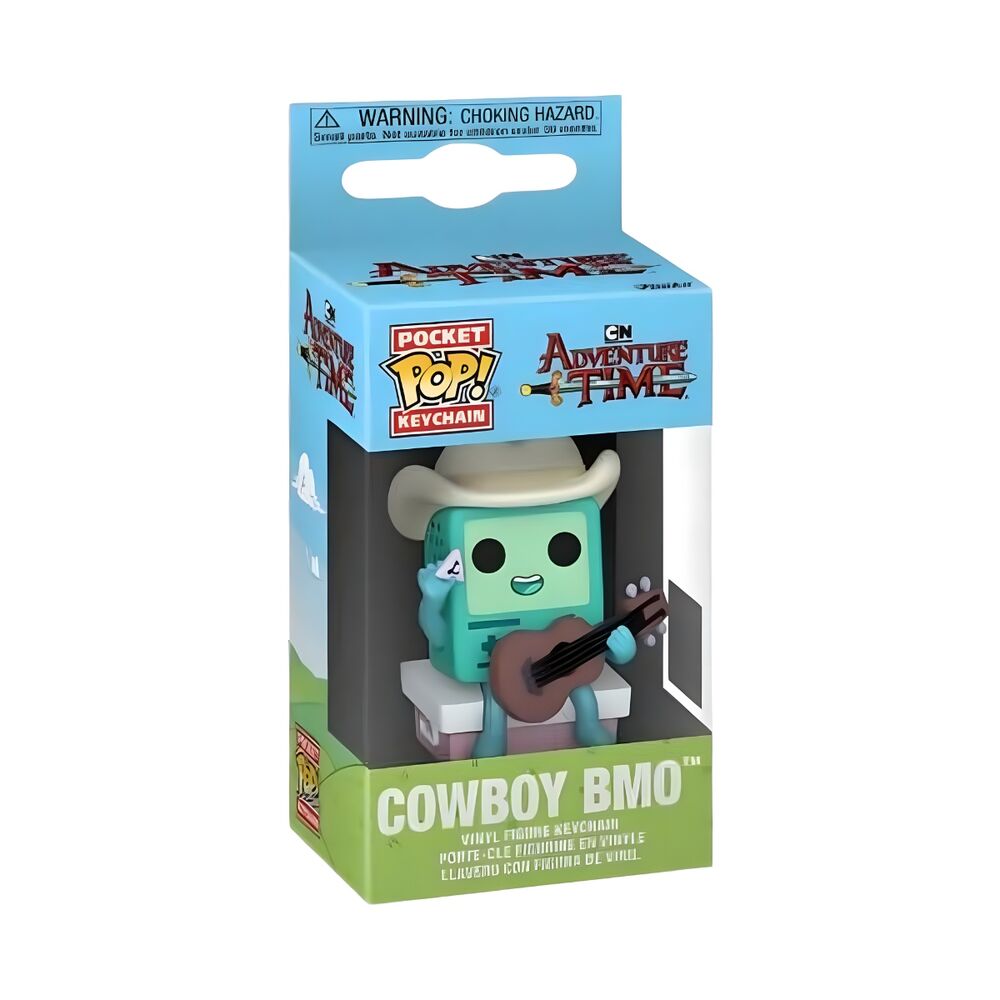 Llavero Pocket POP Adventure Time Cowboy BMO con guitarra - Funko | Adventure Time
