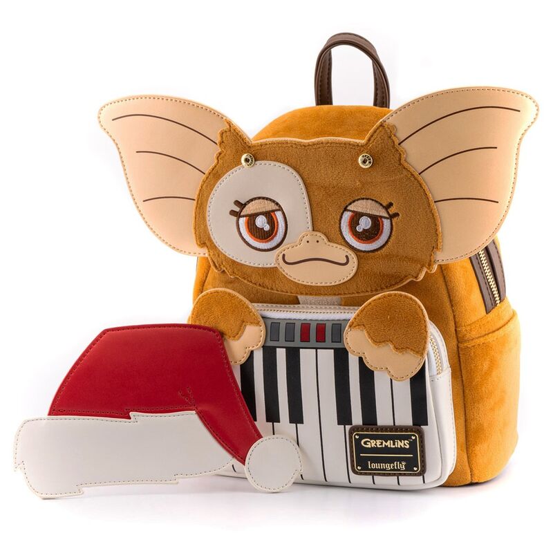Mochila Gizmo Navidad Gremlins Loungefly 26cm (imagen 3 de 8)