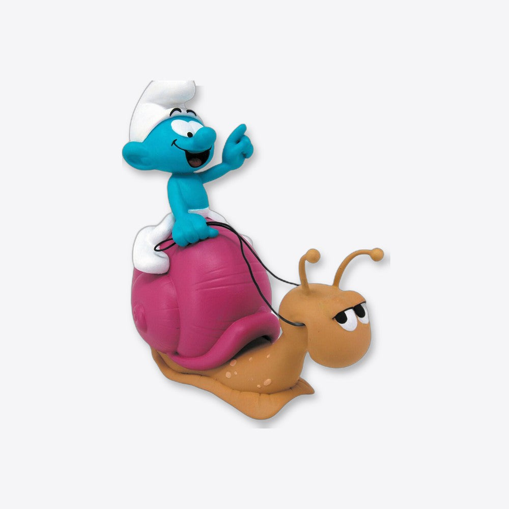 Plastoy Figura hucha Pitufo Caracol Los Pitufos 19cm (imagen 2 de 6)