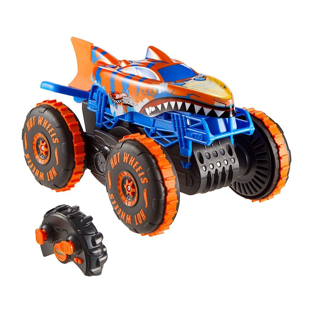 Mattel Coche radio control Tiger Shark Climber Monster Trucks Hot Wheels (imagen 2 de 4)