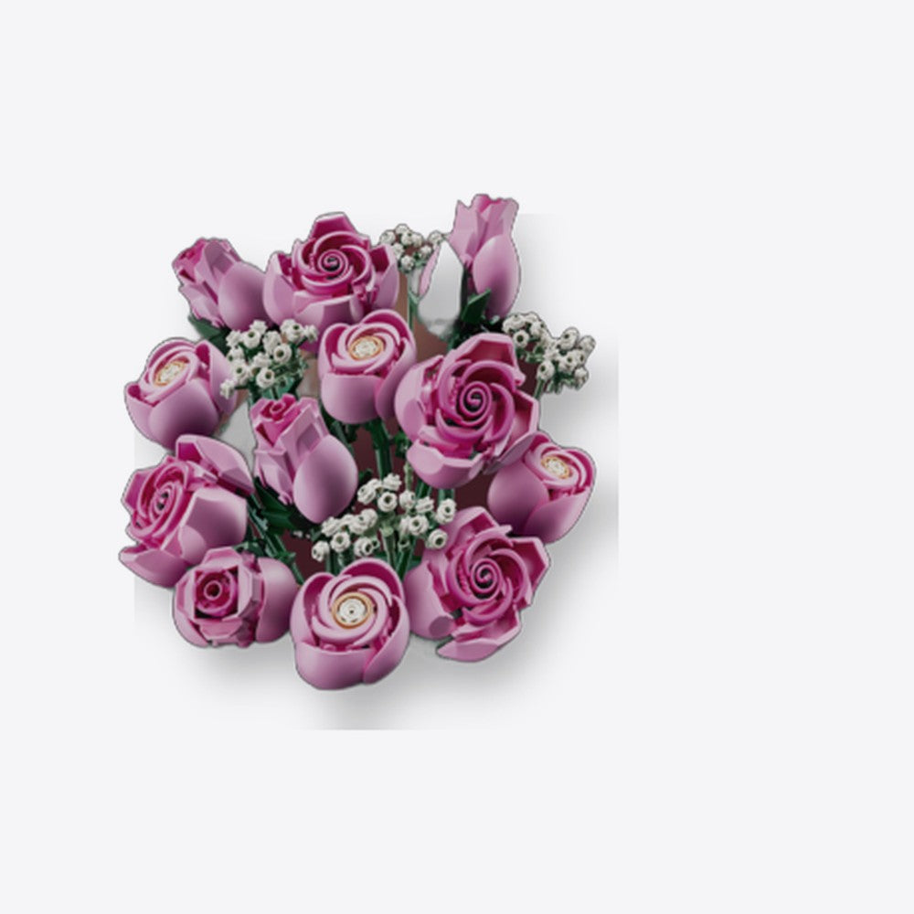 Lego botanicals ramo de rosas rosadas (imagen 6 de 6)