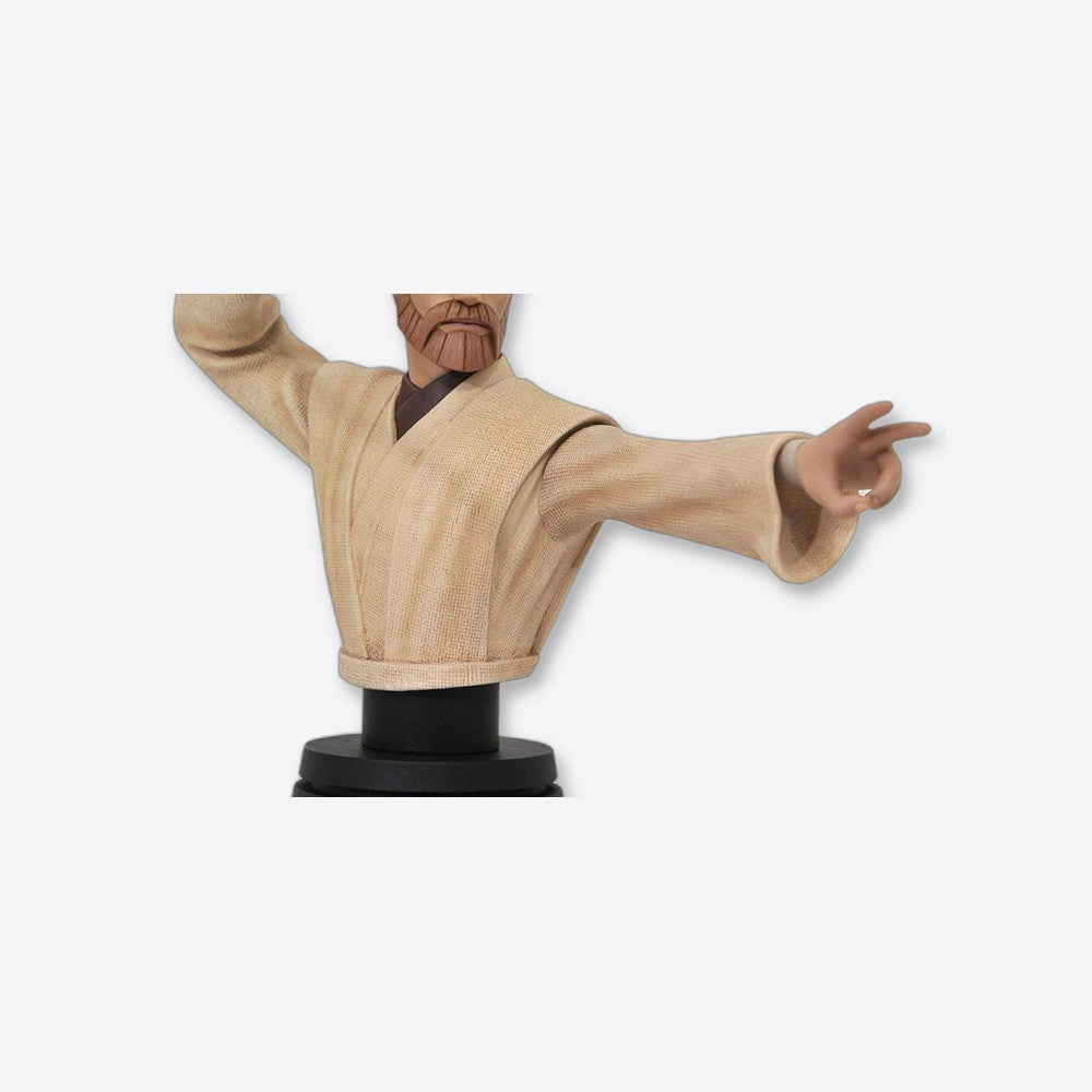 Figura busto diamond select toys star wars the clone wars obi wan 1 - 7 escala 15 cm resina (imagen 5 de 6)