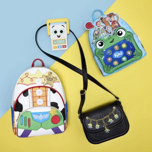 Mochila Jessie, Woody & Buzz Lightyear Toy Story 5 Disney Pixar Loungefly 31cm (imagen 3 de 9)
