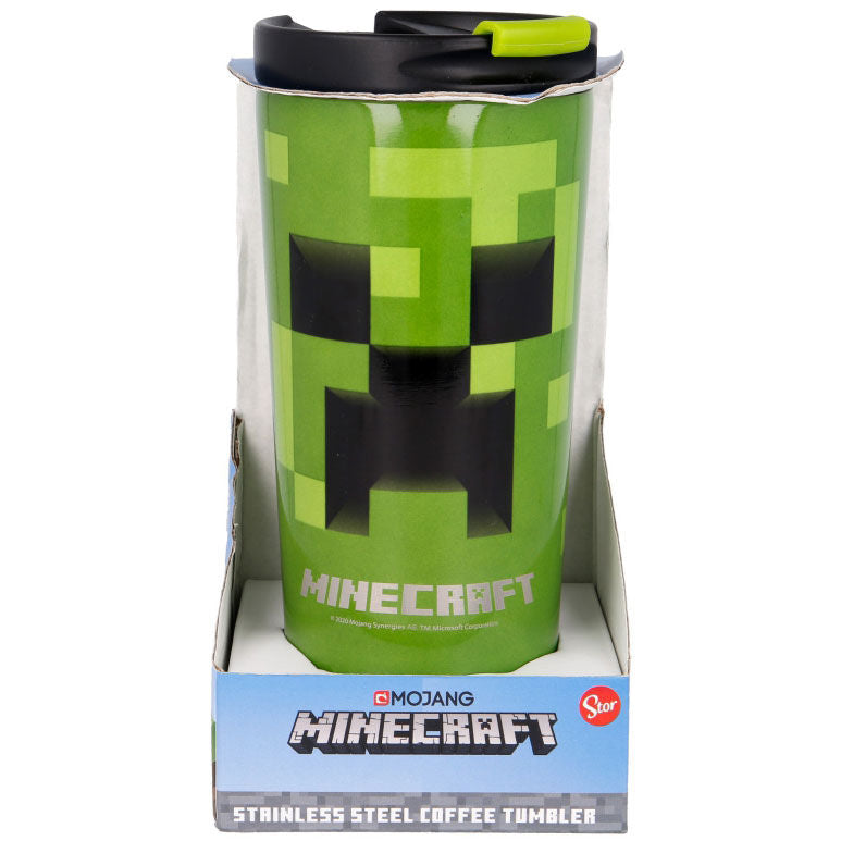 Stor Vaso termo acero inoxidable Minecraft 425ml