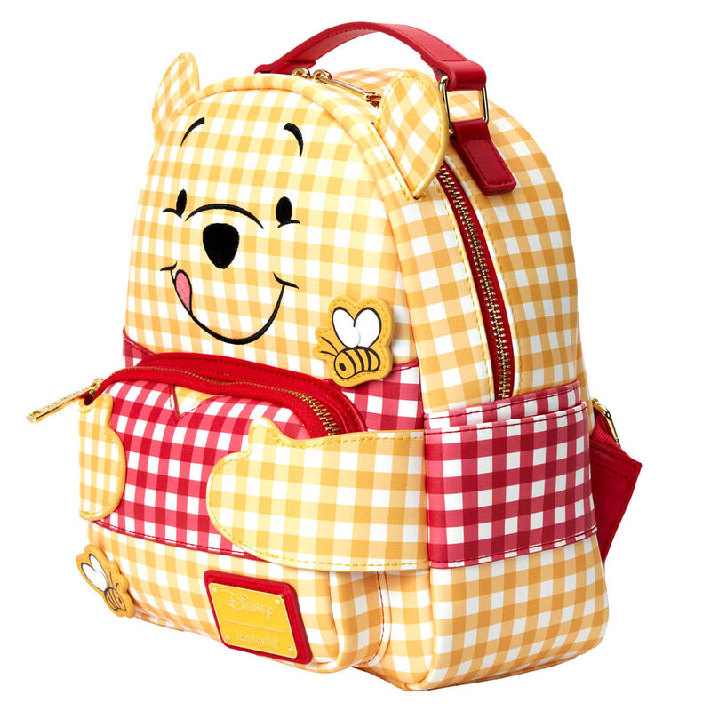 Mochila Gingham Winnie the Pooh Disney Loungefly 25cm (imagen 2 de 7)