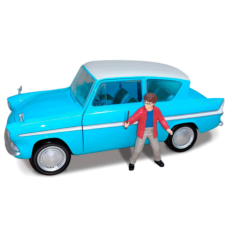 Jada Toys Blister figura Harry + coche Ford Anglia Harry Potter (imagen 2 de 6)