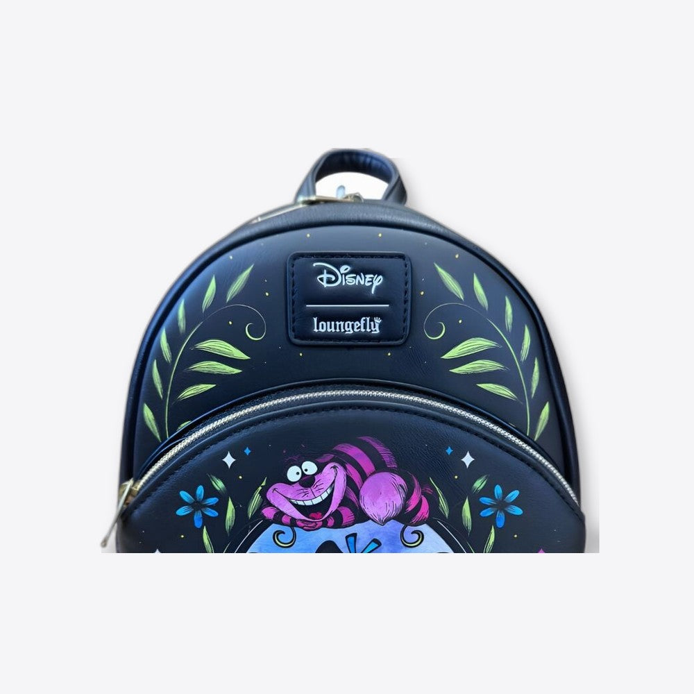 Lf | Loungefly Mochila Disney Alice In Wonderland Floral Glow Collection Loungefly 26cm (imagen 3 de 6)