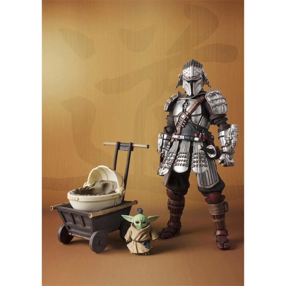 Tamashii Nations Figura Ronin Mandalorian Beskar Armor & Grogu Star Wars 18cm