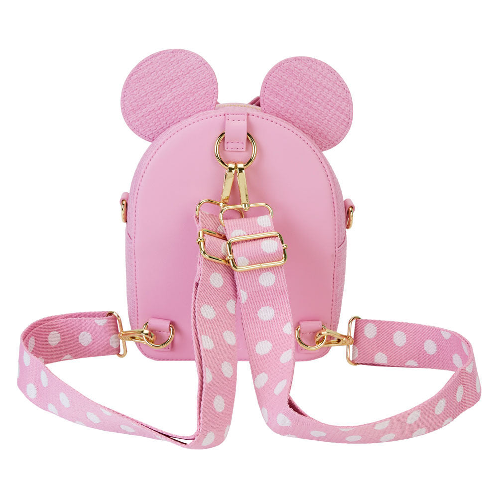 Mochila Straw Minnie Disney Loungefly 20cm (imagen 4 de 6)