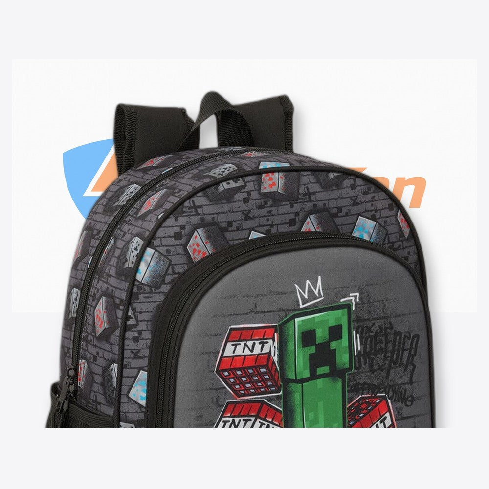 Safta Mochila Graffiti Minecraft 38cm adaptable (imagen 5 de 6)