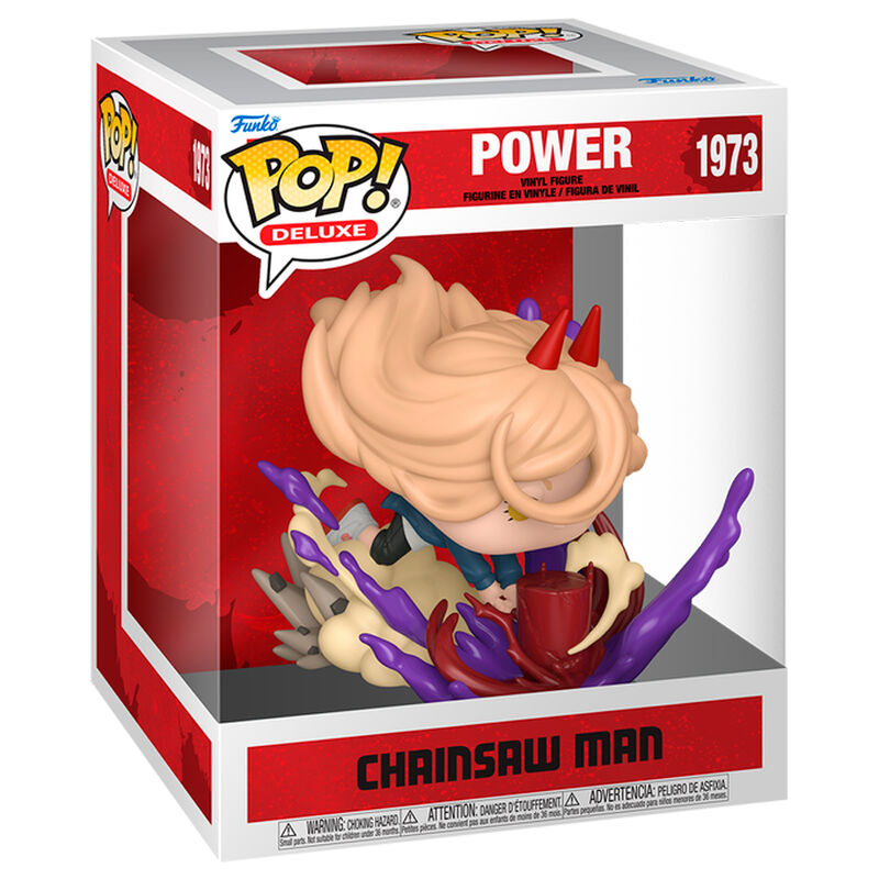 Funko Figura POP Deluxe Chainsaw Man Power with Blood Hammer (imagen 2 de 3)