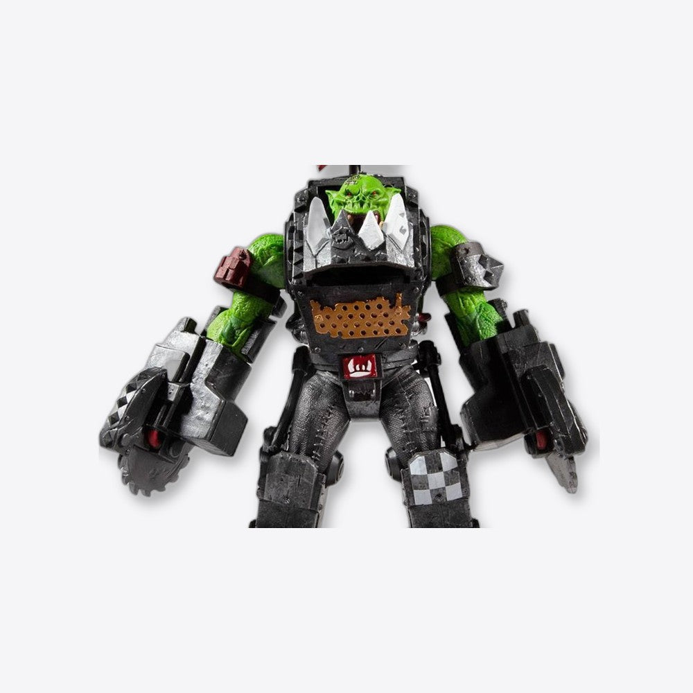 Figura mcfarlane toys warhammer 40k ork meganob con sierra circular (imagen 5 de 6)