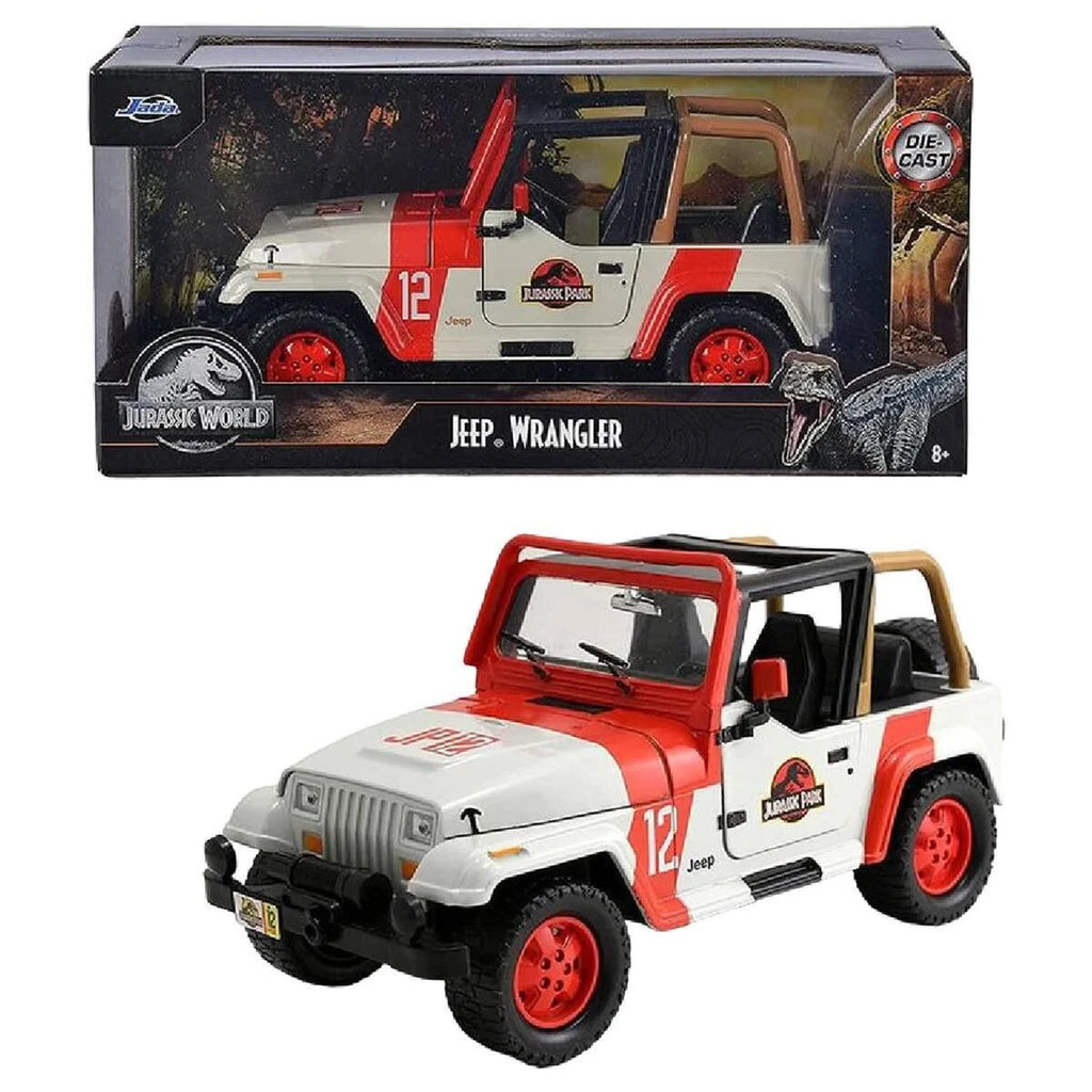 Jurassic Park Coche Jeep Wrangler 1/24 Jada Toys