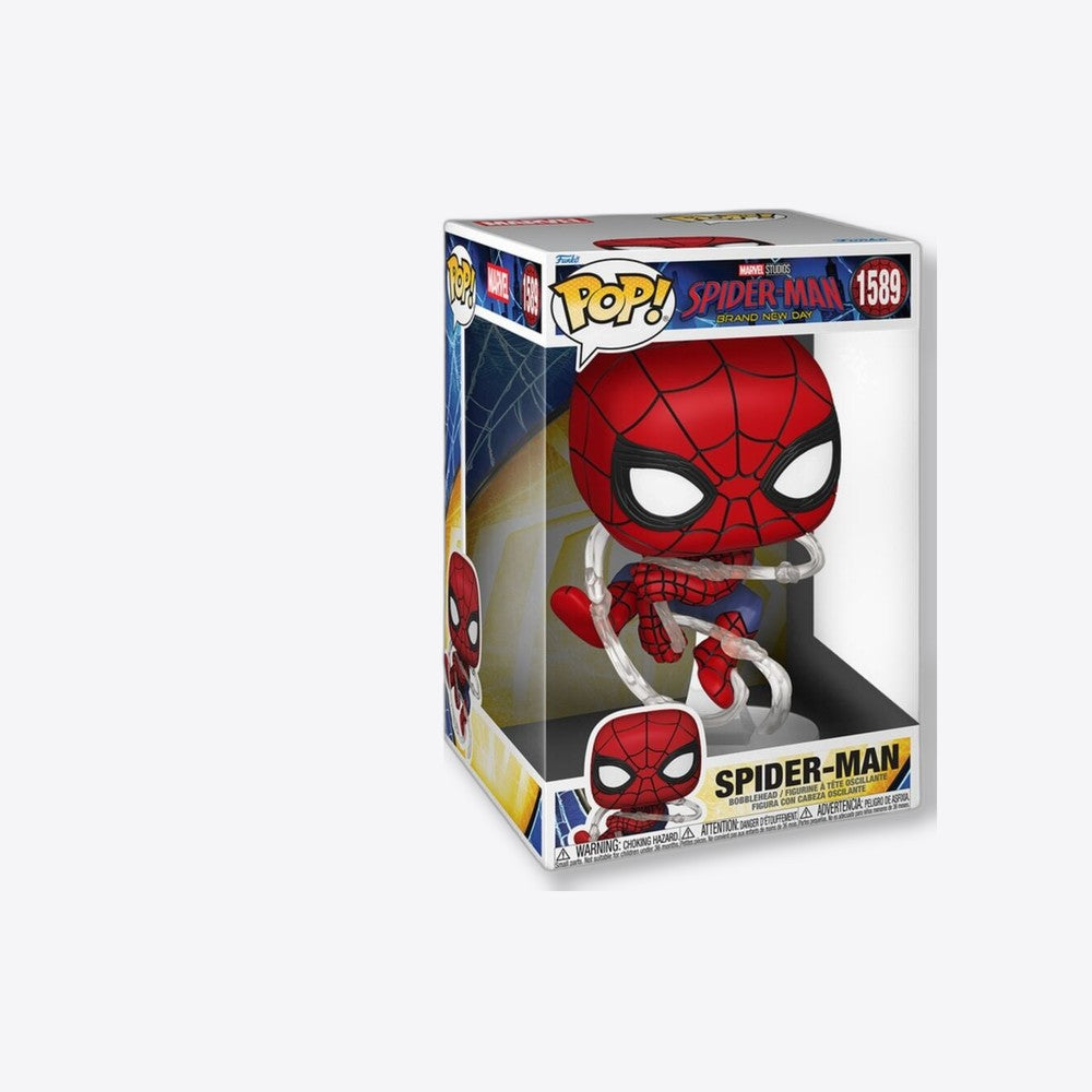 Funko Figura POP Jumbo Marvel  Spiderman Brand New Day Spider-Man (imagen 5 de 6)