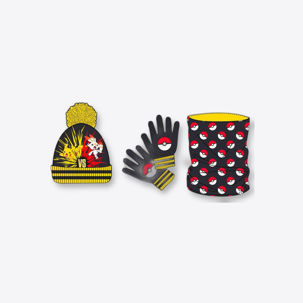Nintendo Set gorro braga cuello y guantes Pokemon (imagen 2 de 6)