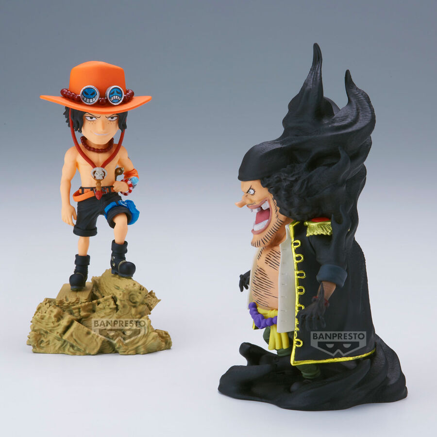 One Piece Figura Ace vs Barbanegra Log Stories Banpresto 8cm