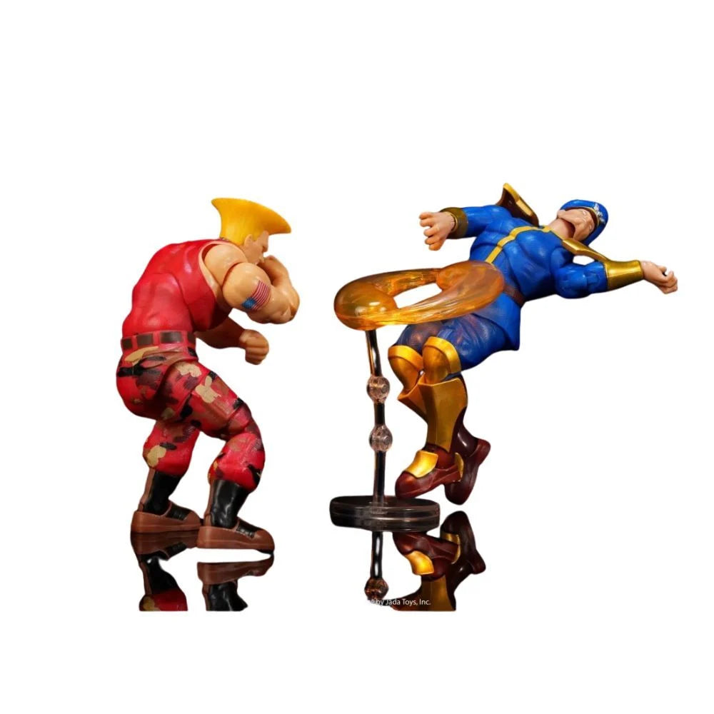 Jada Toys Blister 2 figuras Guile y Bison Street Fighter II 15cm (imagen 3 de 6)