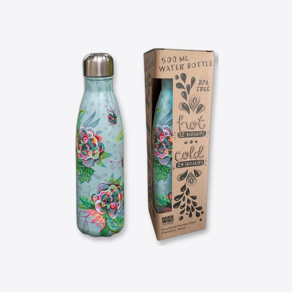 Botella isotermica enesco flores (imagen 2 de 6)
