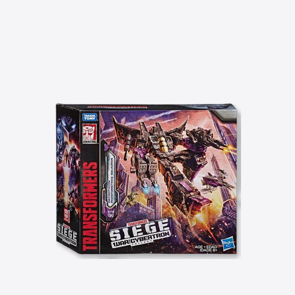 Hasbro Figura Decepticon Phantomstrike Squadron War For Cybertron Transformers 20cm (imagen 6 de 6)