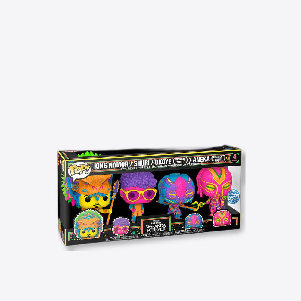 Funko Blister 4 figuras POP Marvel Black Panther Wakanda Forever Exclusive (imagen 5 de 6)