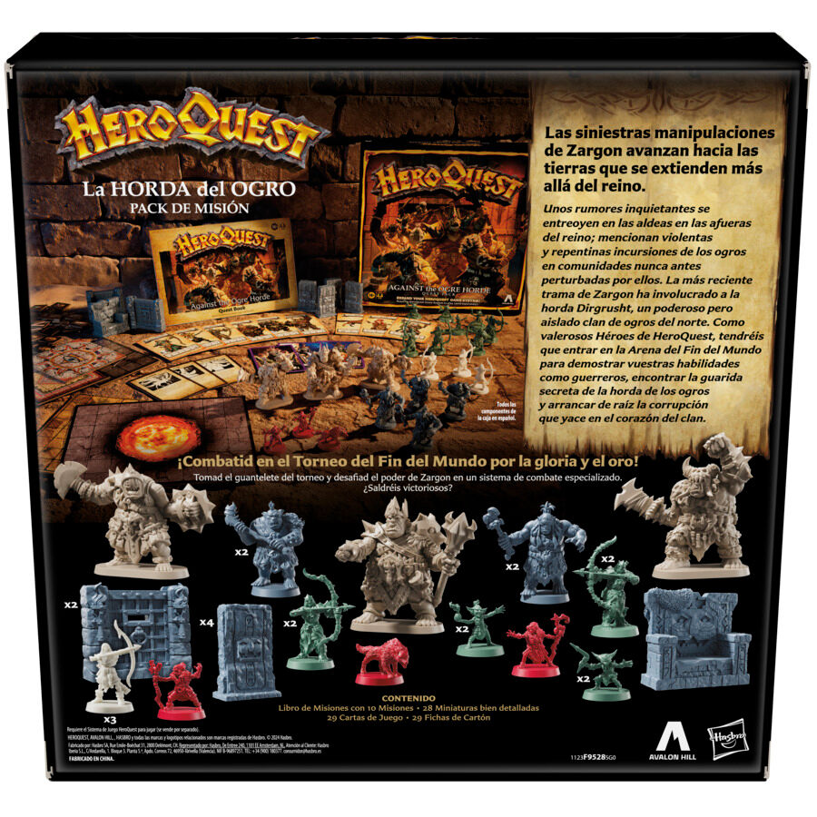 Hasbro Expansion juego mesa La Horda del Ogro Heroquest español (imagen 8 de 8)