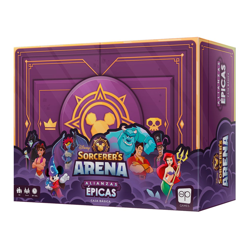 Asmodee Juego de mesa disney sorcerer´s arena alianzas epicas edad recomendada 13 años