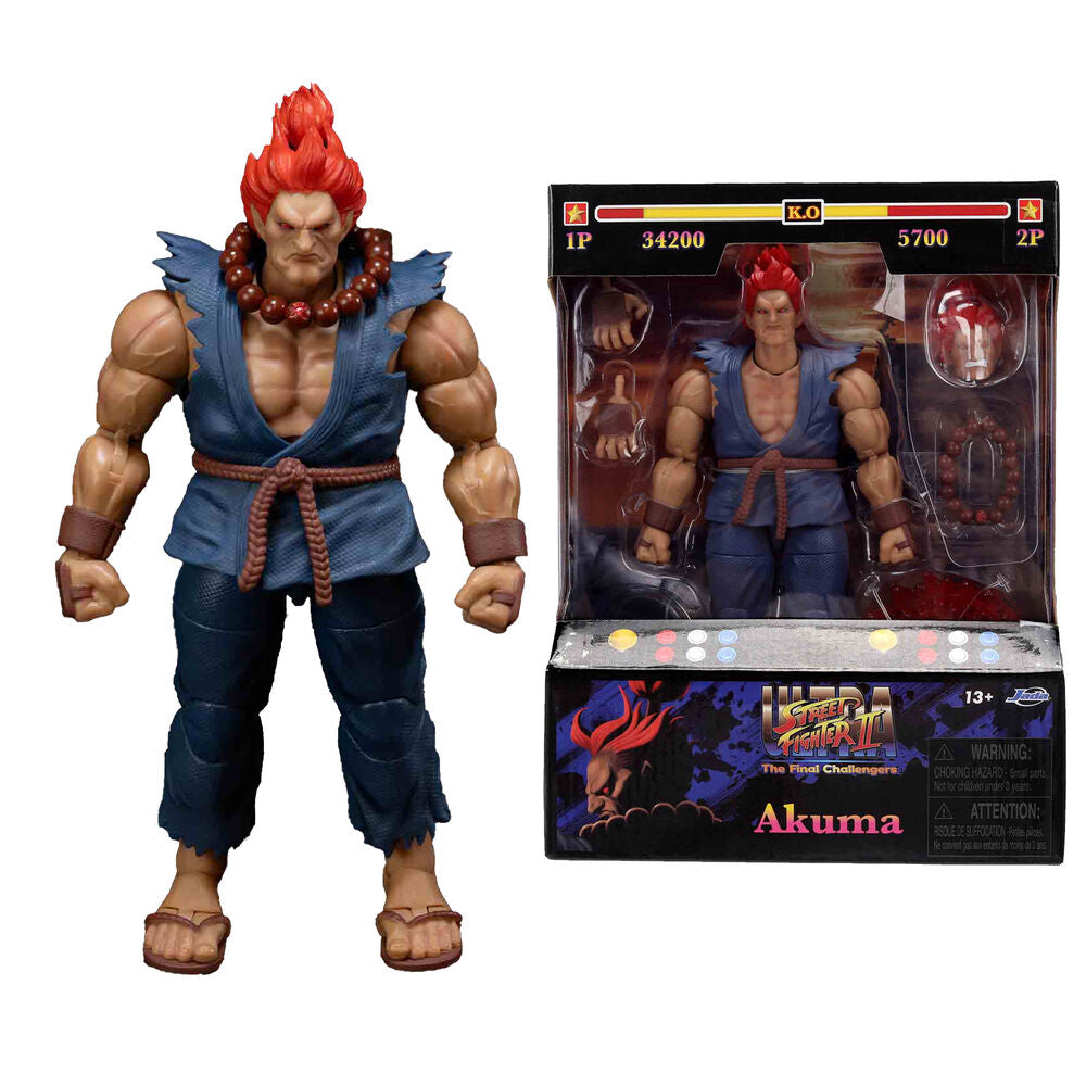 Jada Toys Figura Akuma Street Fighter II 17cm
