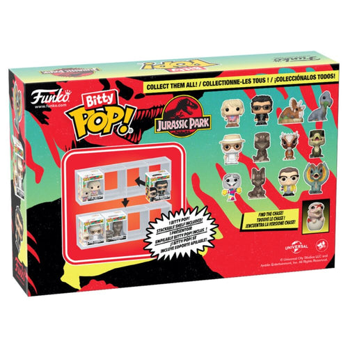 Blister 4 Figuras Bitty POP Jurassic Park Mr. DNA | Funko
