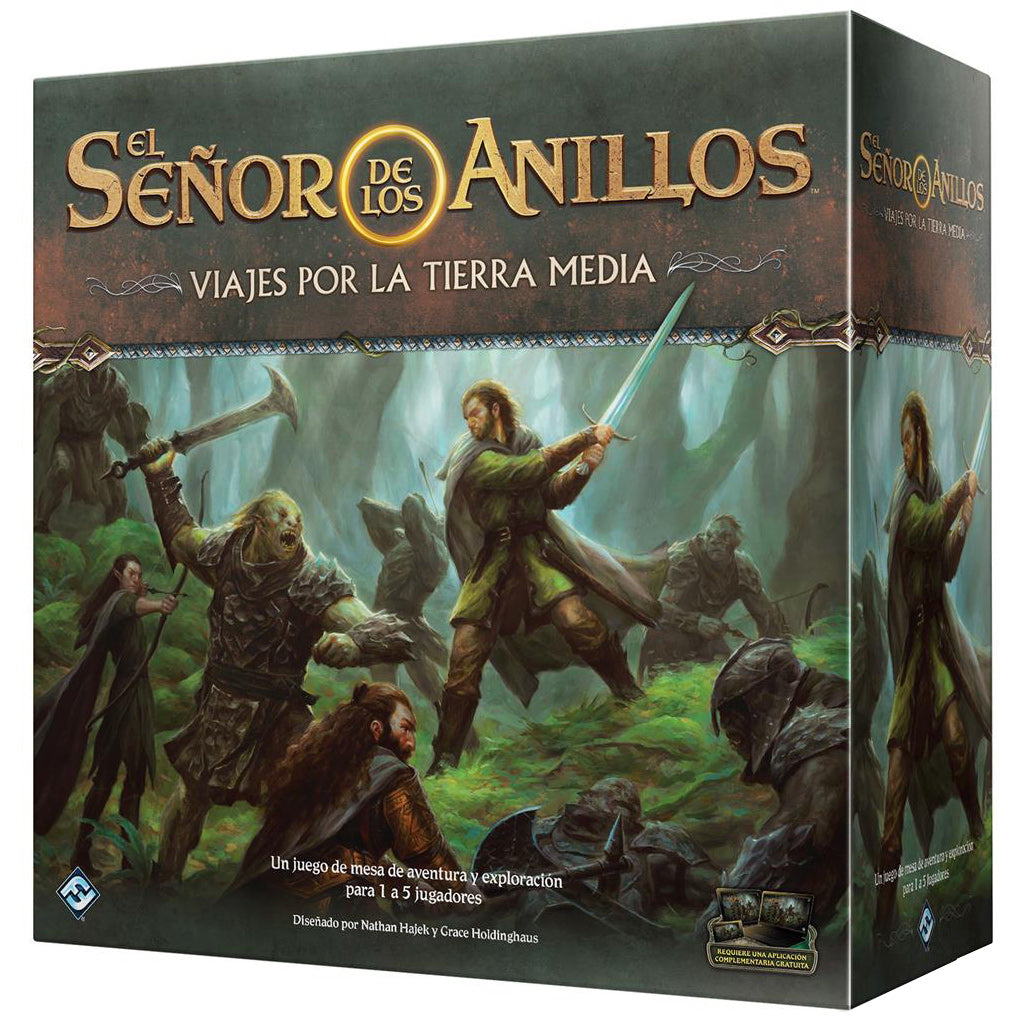 Asmodee Juego de mesa el señor de los anillos viajes por la tierra media pegi 14