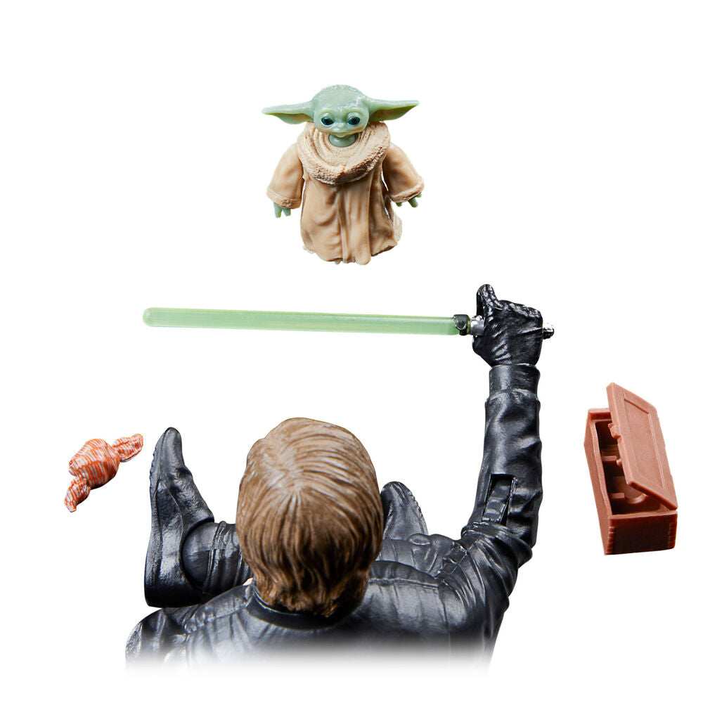 Hasbro Figura Luke Skywalker & Grogu El Libro de Boba Fett Star Wars 15cm (imagen 8 de 10)