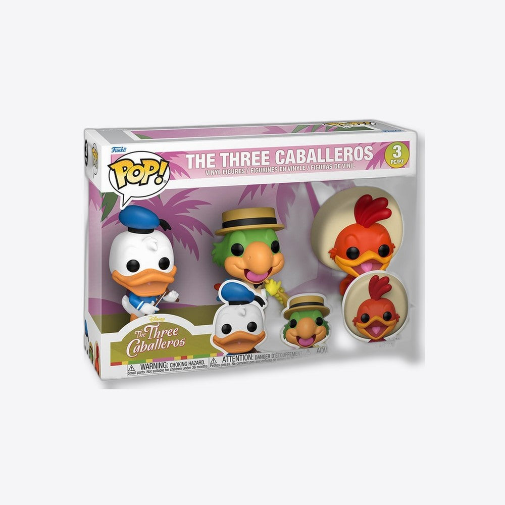 Funko Blister 3 figuras POP Disney Los Tres Caballeros (imagen 3 de 6)