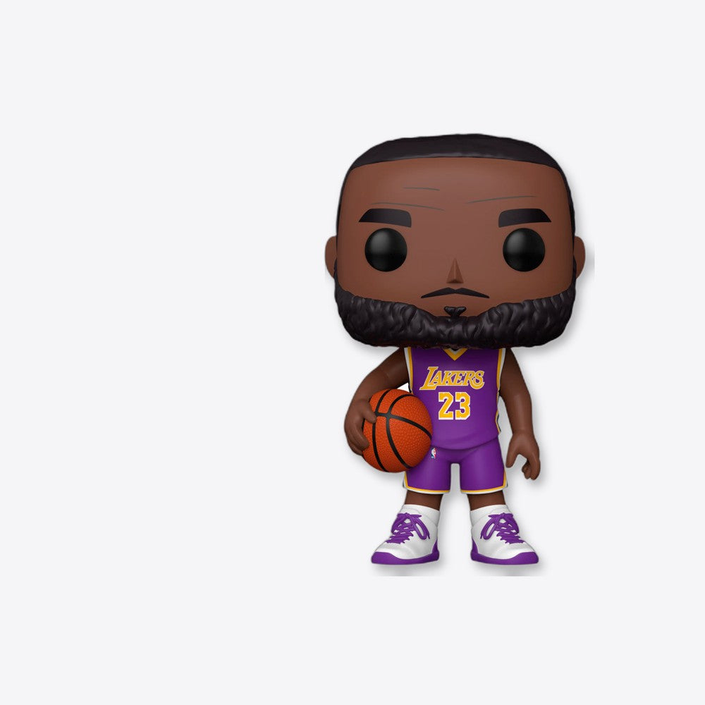 Funko Figura POP NBA Lakers LeBron James Purple Jersey 25cm (imagen 4 de 6)