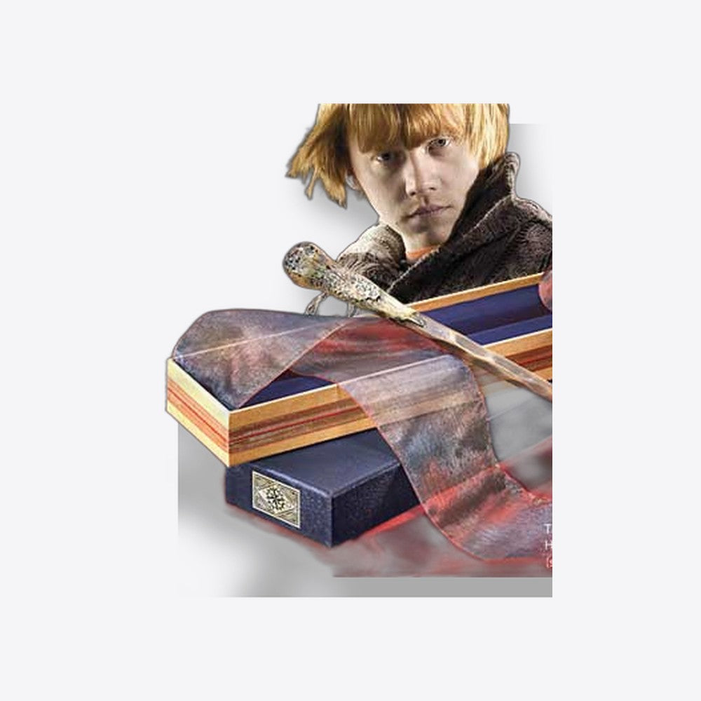 Replica the noble collection harry potter varita de ron weasley (imagen 3 de 6)