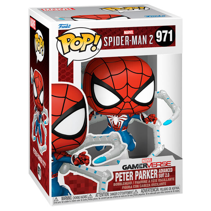Marvel Figura POP Peter Parker Advanced Suit 2.0 - Spider-Man 2