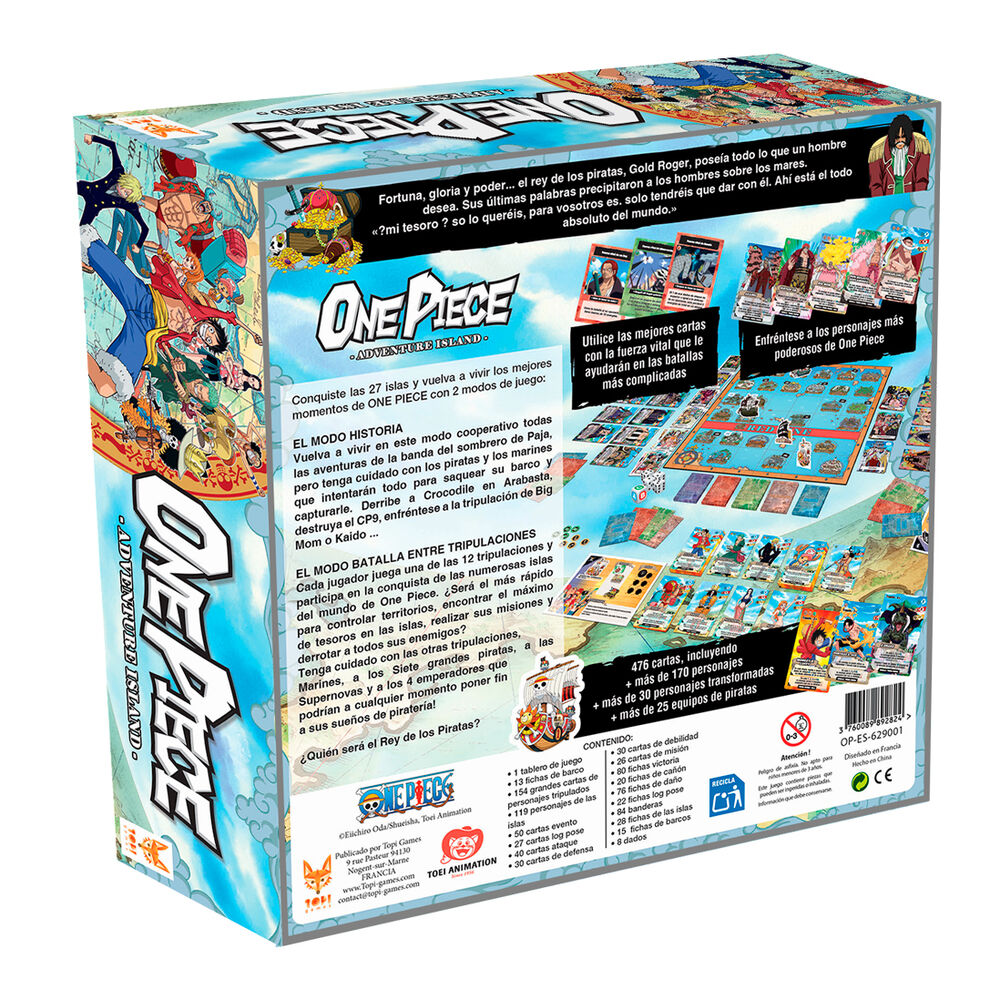 One Piece Juego de Mesa Isla de Aventuras Español