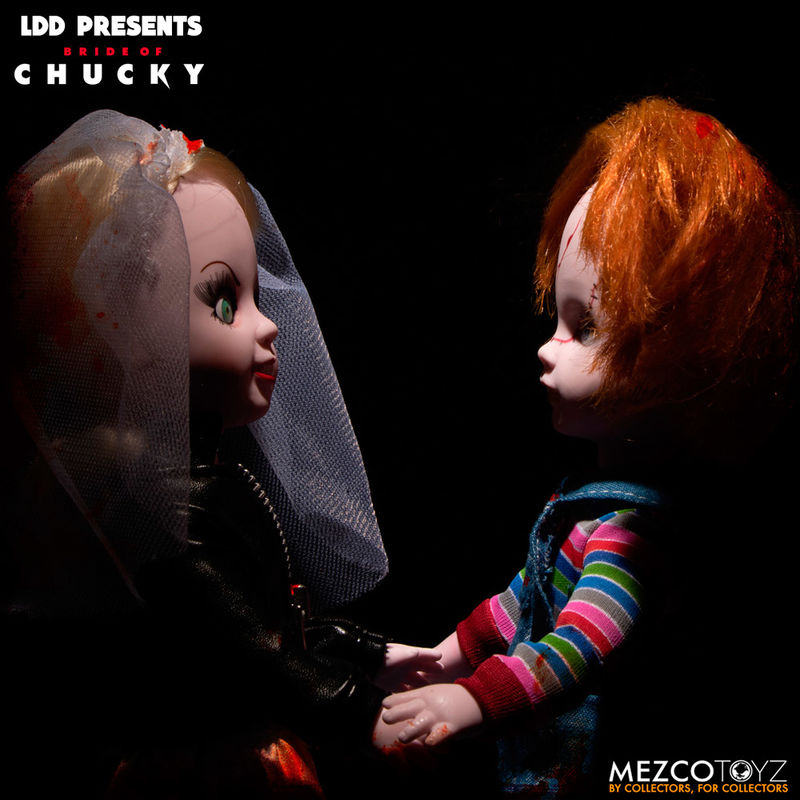 Mezco Toyz Set 2 muñecos Chucky and Tifanny Living Dead Dolls 25cm (imagen 3 de 9)