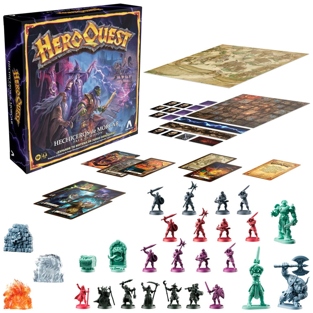 Hasbro Juego de Mesa Hechiceros de Morcar HeroQuest español