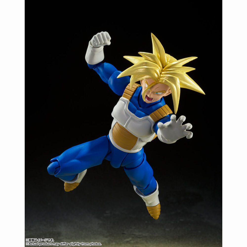 Tamashii Nations Figura S.H. Figuarts Super Saiyan Trunks Infinite Latent Super Power Dragon Ball Z 14cm (imagen 5 de 6)
