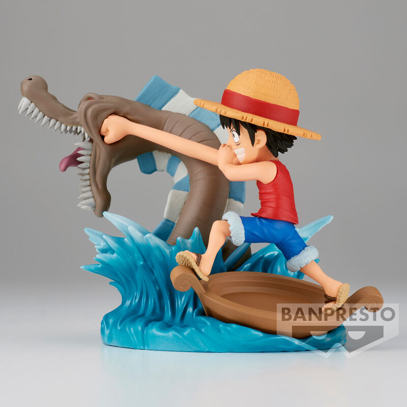 Banpresto Figura Monkey D Luffy vs Local Sea Monster Log Stories One Piece 7cm (imagen 4 de 6)