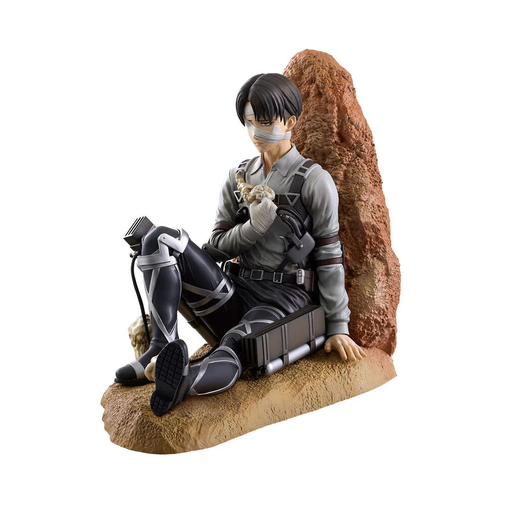 Banpresto Figura Ichibansho Levi Battle of Heaven and Earth Mega Impact Attack on Titan 11cm (imagen 2 de 3)