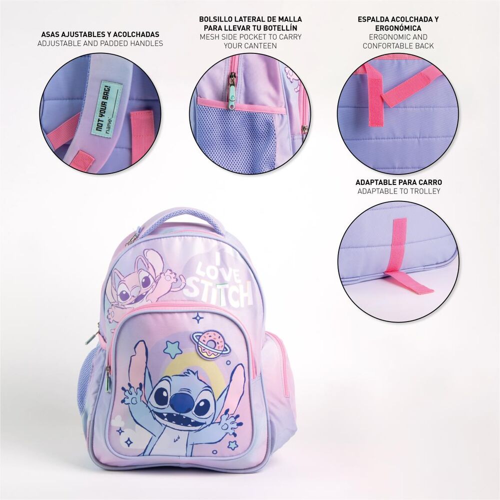 Cerdá Mochila Stitch Disney 42cm (imagen 4 de 5)