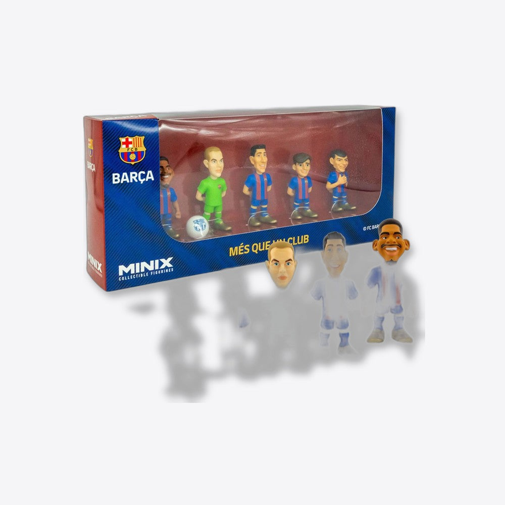 Desconocido Pack 5 figuras minix fc barcelona (imagen 2 de 6)
