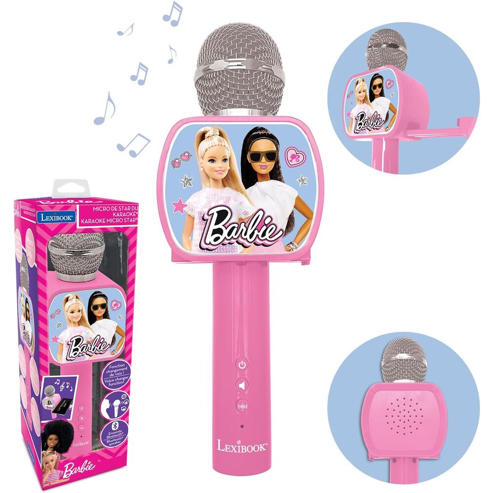 Lexibook Microfono Karaoke Barbie (imagen 3 de 5)