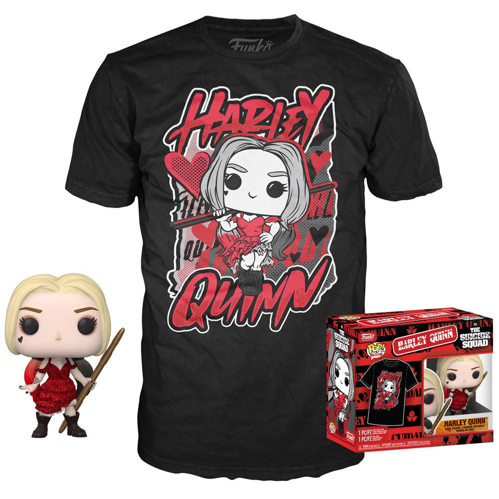 Funko Set figura POP & Tee DC Comics Escuadron Suicida Harley Quinn
