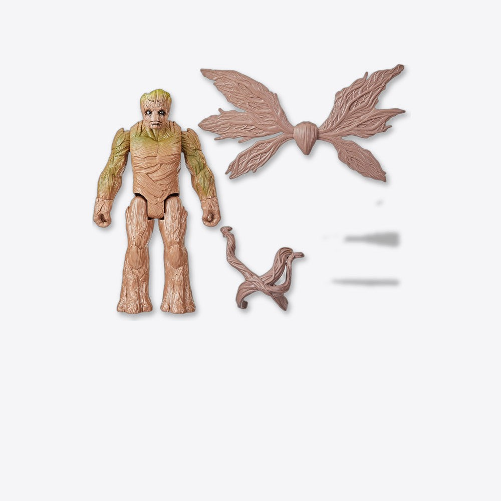 Figura hasbro marvel blast n' battle guardianes de la galaxia groot (imagen 6 de 6)