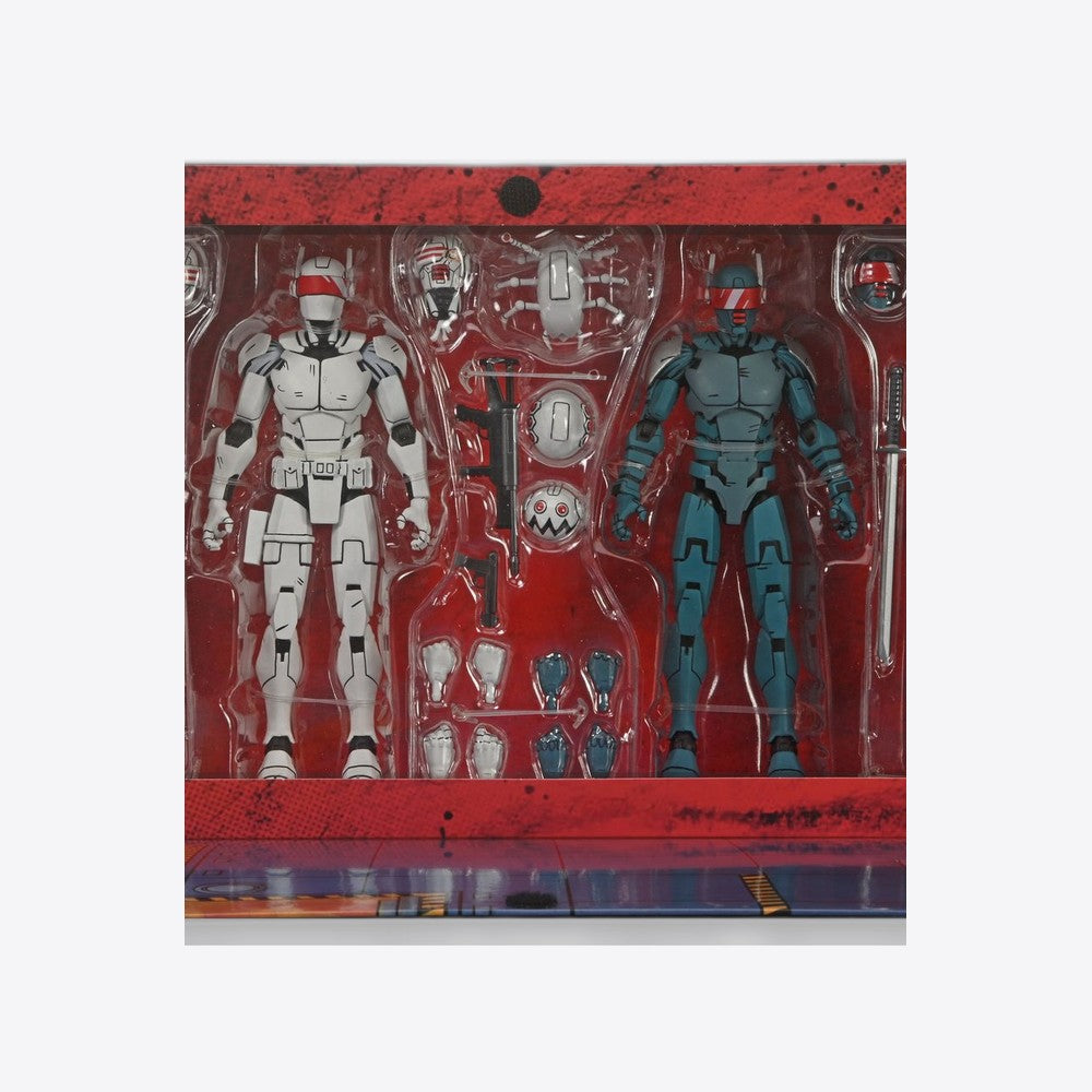 Figura neca teenage mutant ninja turtles synja patrol troop reinforcements pack 2 scale action 18cm (imagen 5 de 6)