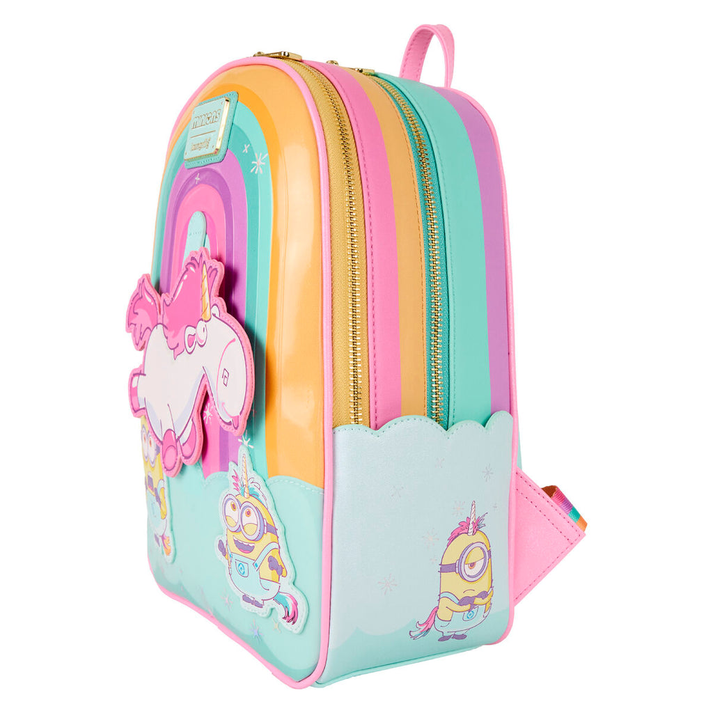 Mochila Fluffy Unicorn Minions Loungefly 30cm (imagen 3 de 6)