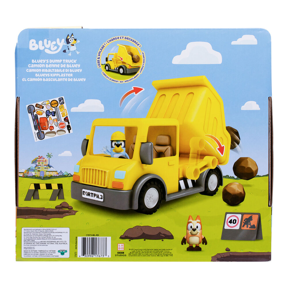 Famosa Camion Volquete + figuras Bluey (imagen 6 de 9)