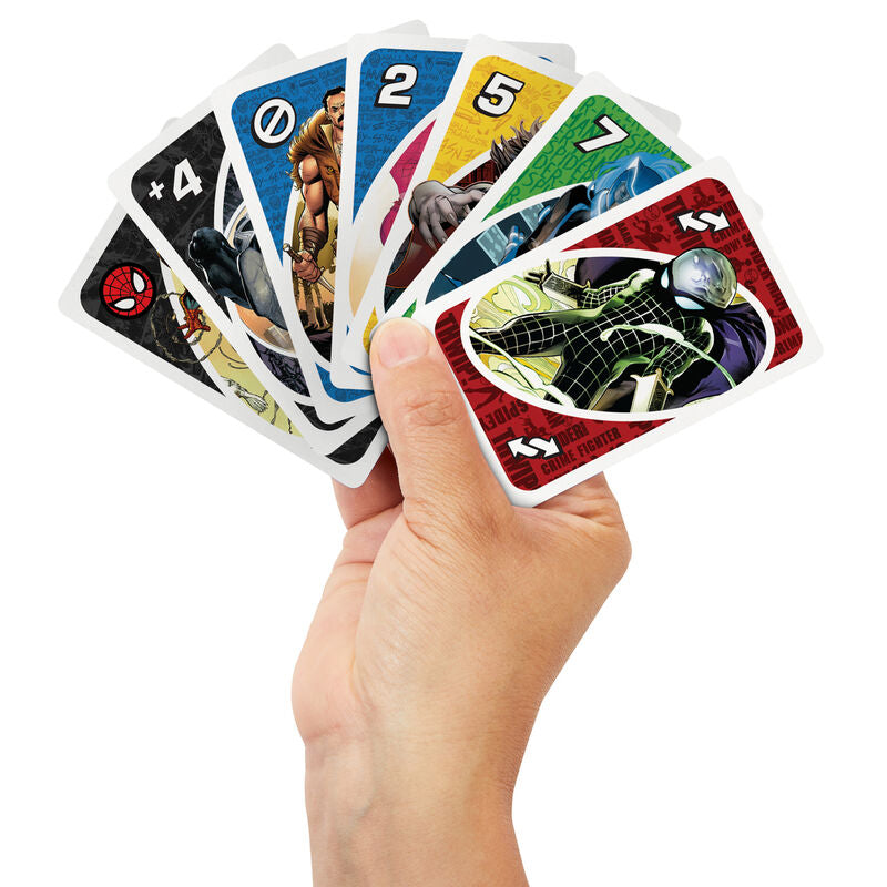 Marvel Juego Cartas UNO Spiderman Mattel